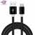Import mobile phone accessories 1m round nylon braided micro USB 2.0 sync charging data cables from China