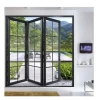 Modern Aluminum Alloy Thermal Insulation Glass Interior Villas Sliding Folding French Doors