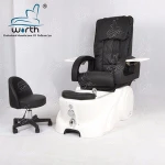 Modern appearance beauty salon spa massage, manicure, pedicure chairs