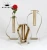 Modern decoration metal flower vase, gold flower pot for weddings