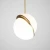 Import Modern Decorative Acrylic Sphere Ball Iron Lighting White Globe Pendant Lamp from China