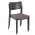 Import Modern Design Aluminum Frame Patio Outdoor Dining Chair from China