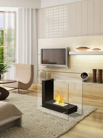 Modern design ethanol fireplace indoor heater free standing fireplace