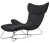 modern designer furniture fiberglass leather lounge leisure living room home furniture accent Imola arm Chair