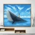 Import Modern Home Living Room Decoration Paint Wall Art animal whale diy paint by numbers canvas painting from China