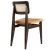 Modern Livingroom Furniture Solid Wooden Rattan Webbing Hotel Cane Chair