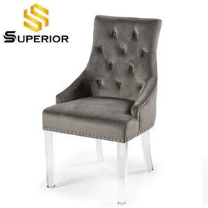 Modern luxury fabric dining chair for restaurant european style