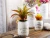 Modern Personalize Ceramic Porcelain Vase Patio Pots White Glaze with Rustic For Centerpieces Kitchen Office Wedding Living Room