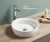 Import Modern Wholesale Above Counter Bathroom Washbasin Round Ceramic Art Basin from China