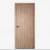Import Modern wooden bedroom door design plywood melamine house hotel room interior wood door with frames from China