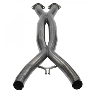 Modified auto racing parts stainless steel exhaust downpipe