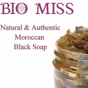 Moroccan Black Soap with Organic Argan Oil