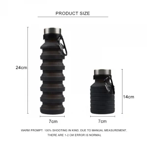 Most Popular Products New Silicone Water Bottle Sport With Custom Logo