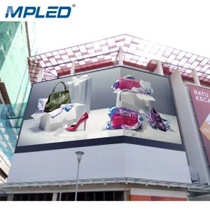 MPLED P10 outdoor full color 960 x 960mm cabinet Size Wall-mounted fixed advertising led display