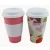 Import Multi Color Fiber Cup Water Bottle Silicone Sleeves Coffee Thermo Mug from China