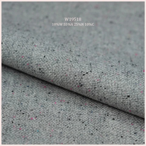 Multi-coloured design 10%W 55%A 25%N 10%C Wool Upholstery For Sofa Pillow Bag Shoes Panel