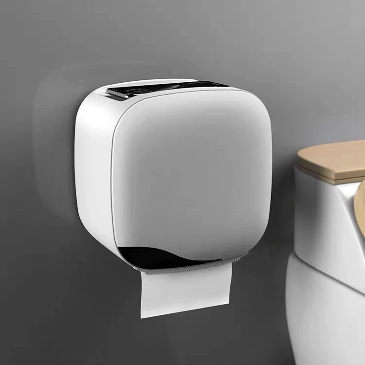 Multifunction Wall Mounted Bathroom Roll Toilet Paper Dispenser Holder Tissue Box