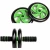 Import Muscle Training Double-wheeled Exercise Machine Body Building Equipment Abdominal Fitness  exercises equipment ab wheel roller from China