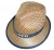 Import N059 Promotional Custom logo raffia Straw Panama cowboy hat from China