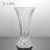Import NAPPA hand blown cut engraved  lead free crystal glassware unique clear glass flower vase from China