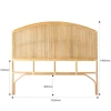Natural Rattan Headboard Headbed Handmade For Bedroom For Home And Hotel Villa DG21 Hot Design Hot Trend Model Livestyle