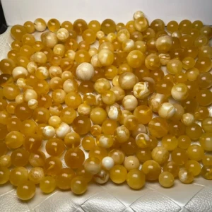 Natural Russian Amber Diameter 14-23 mm Demon grain Amber Yellow amber beads