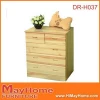 nature rustic style 3+2 drawers wood cabinet