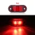 Import new 12V 24V Amber White Red 2 LED Side Marker Lamp Tail Brake Light for Car Truck Trailer Lorry Bus Van Pickup Signal Light from China