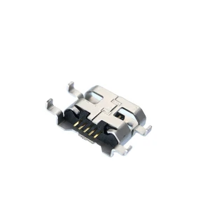 New 5 Pin Dip 5.65 Flat Connector Female Micro USB Connector