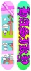 New all mountain custom handcrafted children snowboard