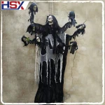 New Arrival Event & Party Supplies Type and Party Decoration Halloween Scary Decoration With LED Hanging Ghost