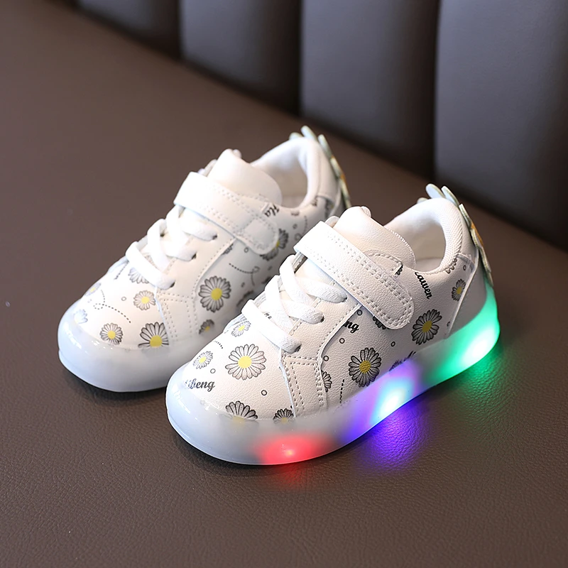 New arrival spring autumn LED kids child shoes in bulk