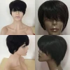 New Arrive Brazilian Pixie Wig Human Hair Short Bob Lace Front Wig with Baby Hair For Fashion Women