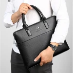 New Briefcase men's business handbag 14-inch computer bag