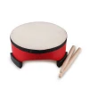 New children wooden musical instrument,cheap hot selling wooden toy floor drum