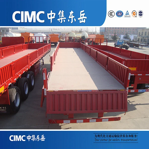 New CIMC Roro Ship Dry Cargo Transporting Semi Trailers For Sale