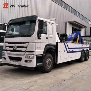 New Condition SINOTRUK HOWO Wrecker Flatbed Tow truck For Sale