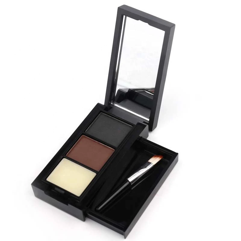 New Cosmetic Color Makeup Kit Long Lasting Waterproof Eyebrow Powder With Brush