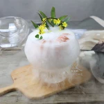 New Creative hot pot restaurant strings of cutlery dry ice smoking mood cutlery hotel special supplies buffet plate