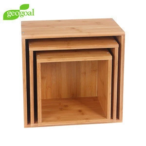 new design bamboo cube units furniture