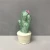 Import New design fabric item mini artificial bonsai pot decor green home accessories interior decoration cactus with sequin from China
