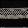 New Design Fashion Style Beige Color Machine Made Crochet Lace