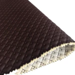 New Design High quality Synthetic Shoe Leather Embroidered Fabric Material Manufacturers