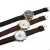 Import New Design Multi-function quartz stainless steel case leather strap men watches from China
