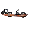 New design off road blank deck 2 wheels skate board mountainboard with man and woman binding all sizes shoes