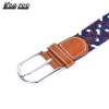New design plastic braided belt wholesale fashion pu leather belts for outdoor