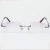 Import New Diamond rimmed high-end women&#x27;s fashion purple rimless reading glasses factory direct sales Fashion from China