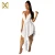 Import New fashion 2021 summer beach dress V-neck print comfortable sexy backless irregular casual sexy dress from China
