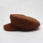 New Fashion Autumn Camel Black Wool Cap Flathat Berets