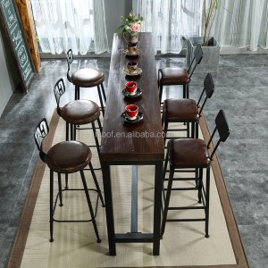 new fashion cafe furniture cheap used restaurant high feet bar stools bar chair food court table R1760